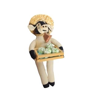 Vintage Country Cow Gardner Pin